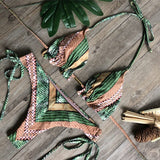 Bamboo forest megkötős brazil bikini szett