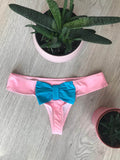 Booty Pop masnis brazil bikinialsó - babarózsaszín&türkiz