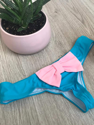 Booty Pop masnis brazil bikinialsó - türkiz&rózsaszín