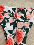 Rose garden brazil bugyis, szivacsos, megkötős fürdőruha szett
