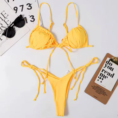Sunbeam Bikini Szett – Élénk citromsárga