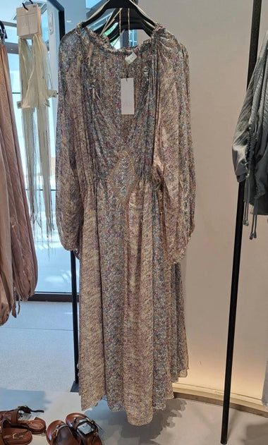 Zara Woman fémszálas pillekönnyű ruha