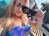 Aloha Ring Bikini – Virágmintás bandeau szett