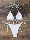 Ivory Sands Bikini Szett – Bordázott