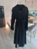 Zara Woman rugalmas fekete ingruha
