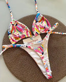 Tropicool Bikini – Színes gyümölcsmintás szett