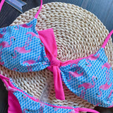 Flamingós, tangás bikini