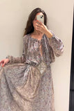 Zara Woman fémszálas pillekönnyű ruha