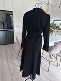 Zara Woman rugalmas fekete ingruha