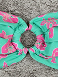 Hibiscus Ring Bikini – Trópusi virágos bandeau szett