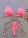 Sweetheart háromszög bikini szett - puncs