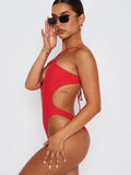 Blaze Cutout – Egyrészes fürdőruha - piros