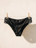 Sokpántos bikinialsó - fekete