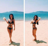 Bandage Bahama trikini - fekete - MintyDust