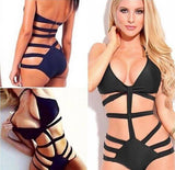 Bandage Bahama trikini - fekete - MintyDust