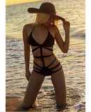 Bandage Bahama trikini - fekete - MintyDust