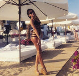 Bandage Bahama trikini - fekete - MintyDust