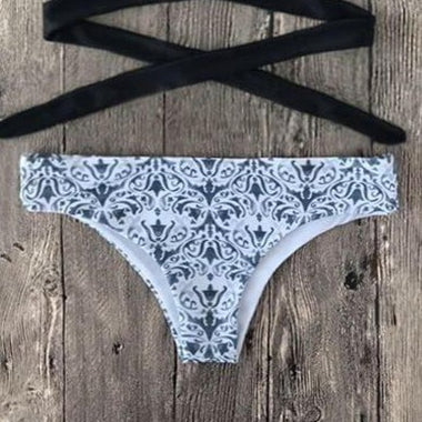 Baroque Wrap szivacsos bikini - MintyDust