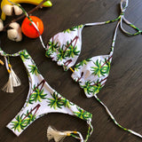 Palm forest megkötős brazil bikini szett
